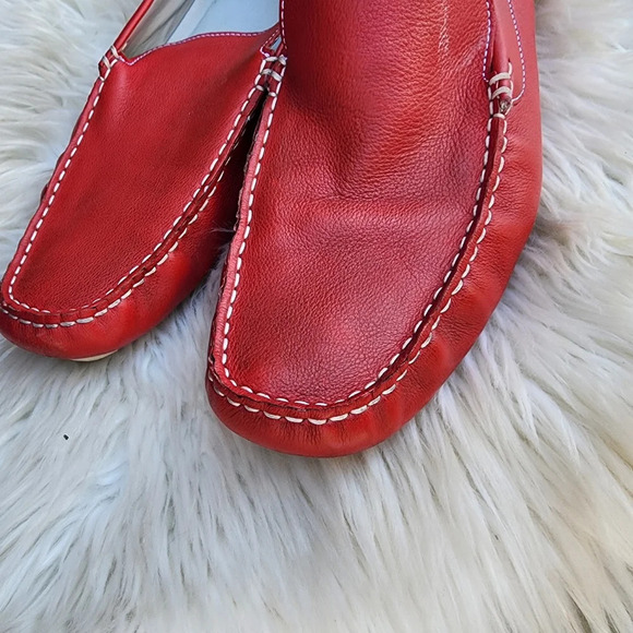 Calvin Klein leather‎ driving mocs 12 - Picture 3 of 8